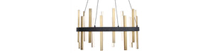 Modern Forms Canada - LED Chandelier - Harmonix - Black & Aged Brass- Union Lighting Luminaires Decor