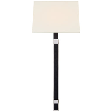 Ralph Lauren Canada - One Light Wall Sconce - Mitchell - Polished Nickel and Black Ebony- Union Lighting Luminaires Decor