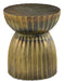 Currey and Company - Table/Stool - Rasi - Antique Brass- Union Lighting Luminaires Decor