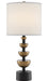 Currey and Company - One Light Table Lamp - Chastain - Antique Brass/Black- Union Lighting Luminaires Decor