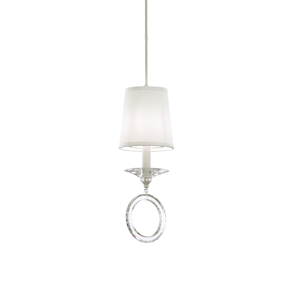 Schonbek - One Light Mini Pendant - Emilea - White- Union Lighting Luminaires Decor