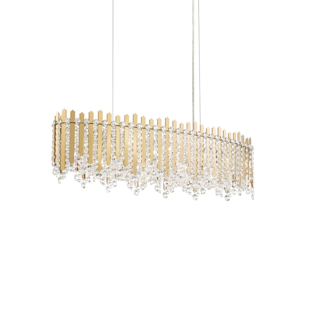 Schonbek - 12 Light Pendant - Chatter - Gold Mirror- Union Lighting Luminaires Decor