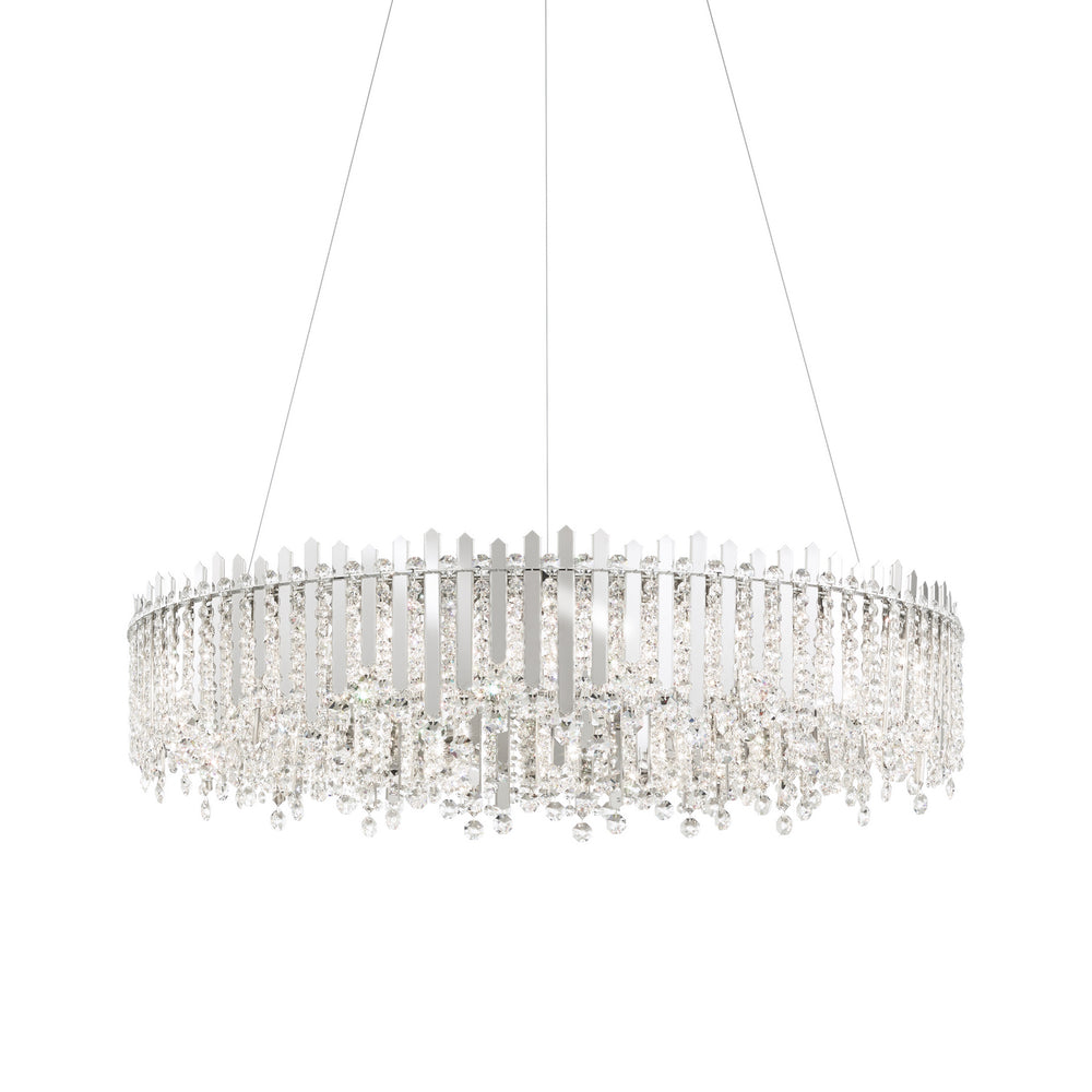 Schonbek - 18 Light Pendant - Chatter - Polished Stainless Steel- Union Lighting Luminaires Decor
