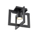 DVI Canada - One Light Outdoor Flush Mount - Astrid Outdoor - Black- Union Lighting Luminaires Decor