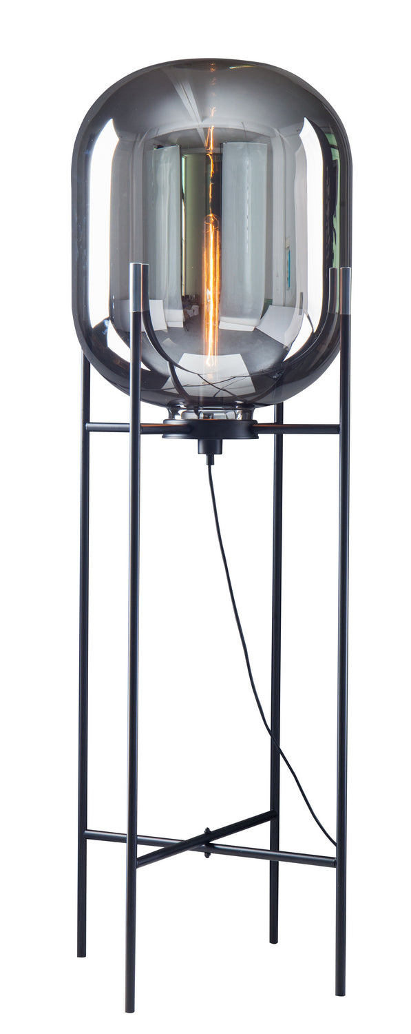 Bethel International Canada - One Light Floor Lamp - Matte Black- Union Lighting Luminaires Decor