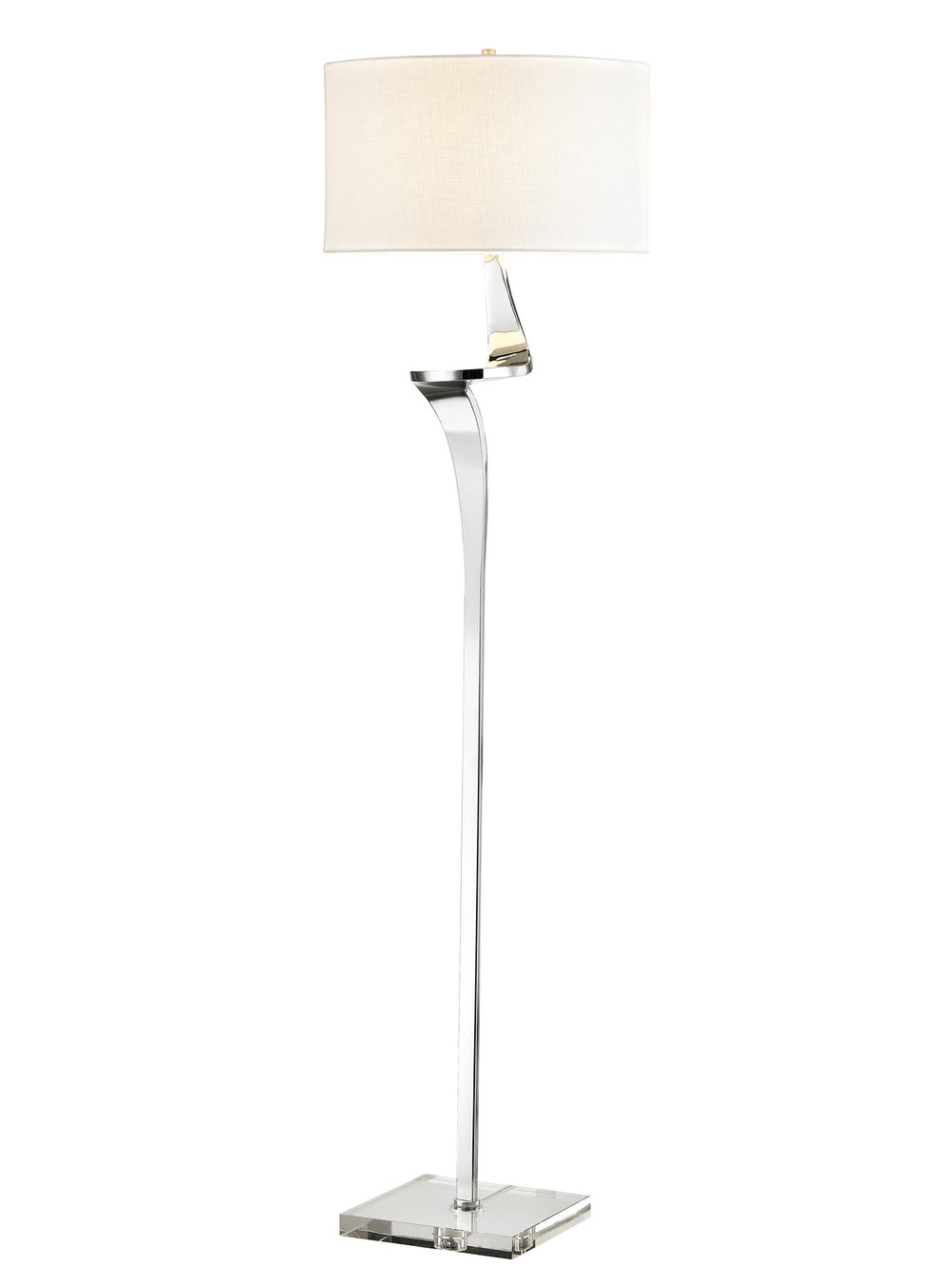 Bethel International Canada - One Light Floor Lamp - Chrome- Union Lighting Luminaires Decor