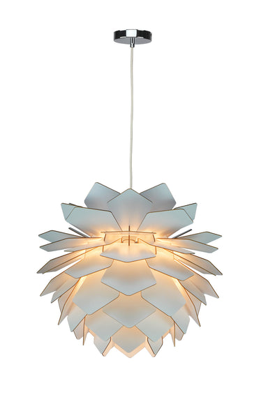 Bethel International Canada - One Light Chandelier - White- Union Lighting Luminaires Decor