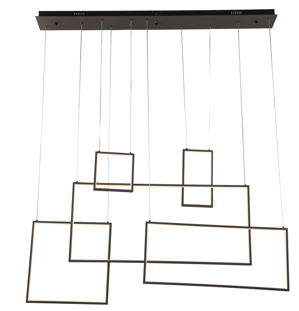 Bethel International Canada - LED Chandelier - Satin Coffee- Union Lighting Luminaires Decor