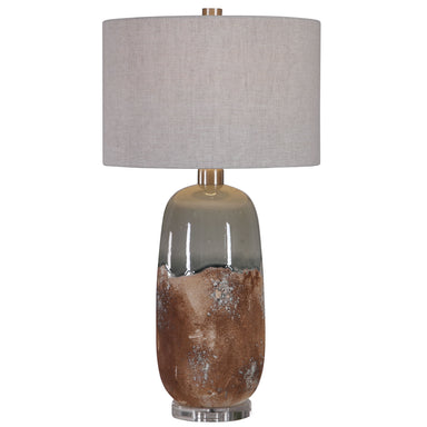Uttermost - One Light Table Lamp - Maggie - Brushed Nickel- Union Lighting Luminaires Decor