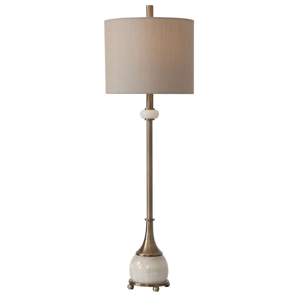 Uttermost - One Light Buffet Lamp - Natania - Antique Brass- Union Lighting Luminaires Decor