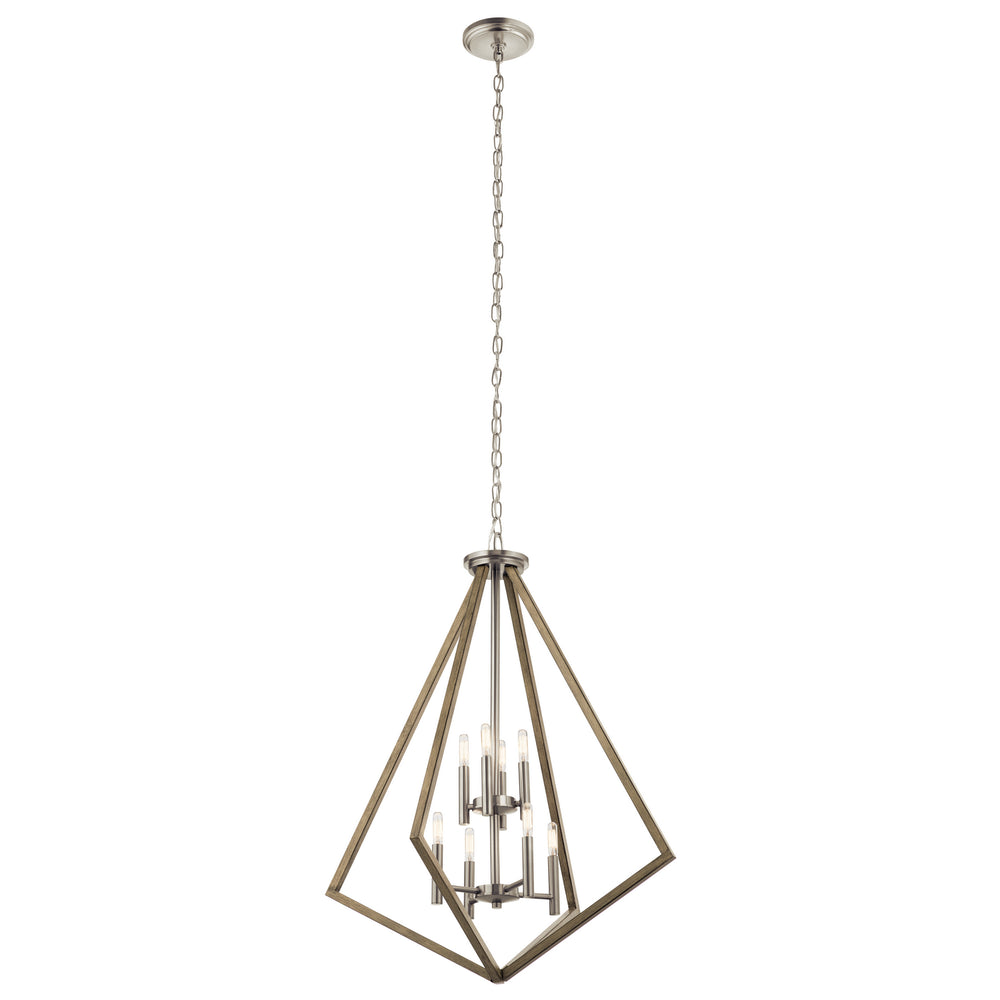 Kichler Canada - Eight Light Chandelier - Deryn - Distressed Antique Gray- Union Lighting Luminaires Decor