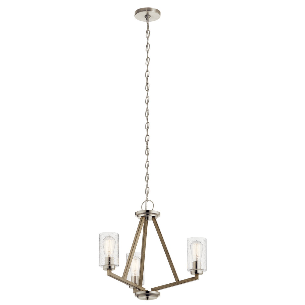 Kichler Canada - Three Light Pendant - Deryn - Distressed Antique Gray- Union Lighting Luminaires Decor