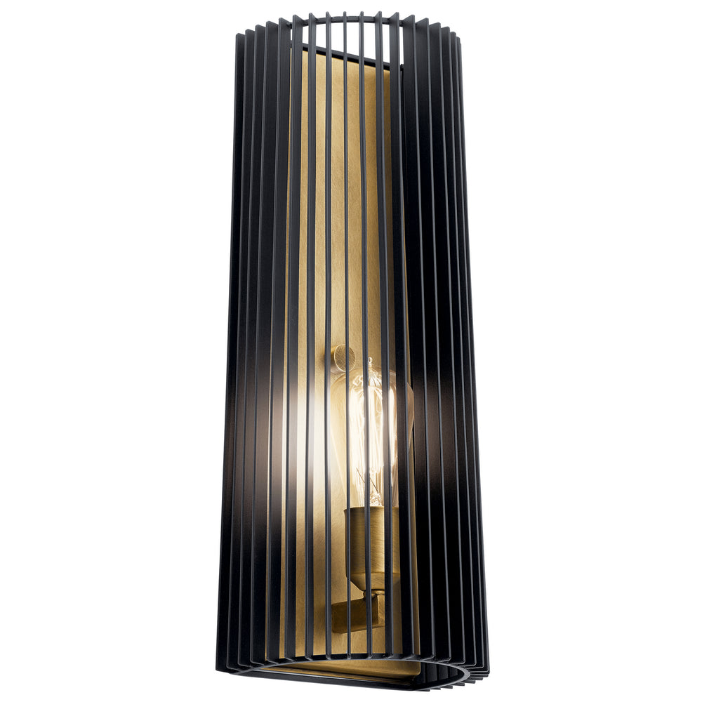 Kichler Canada - One Light Wall Sconce - Linara - Black- Union Lighting Luminaires Decor