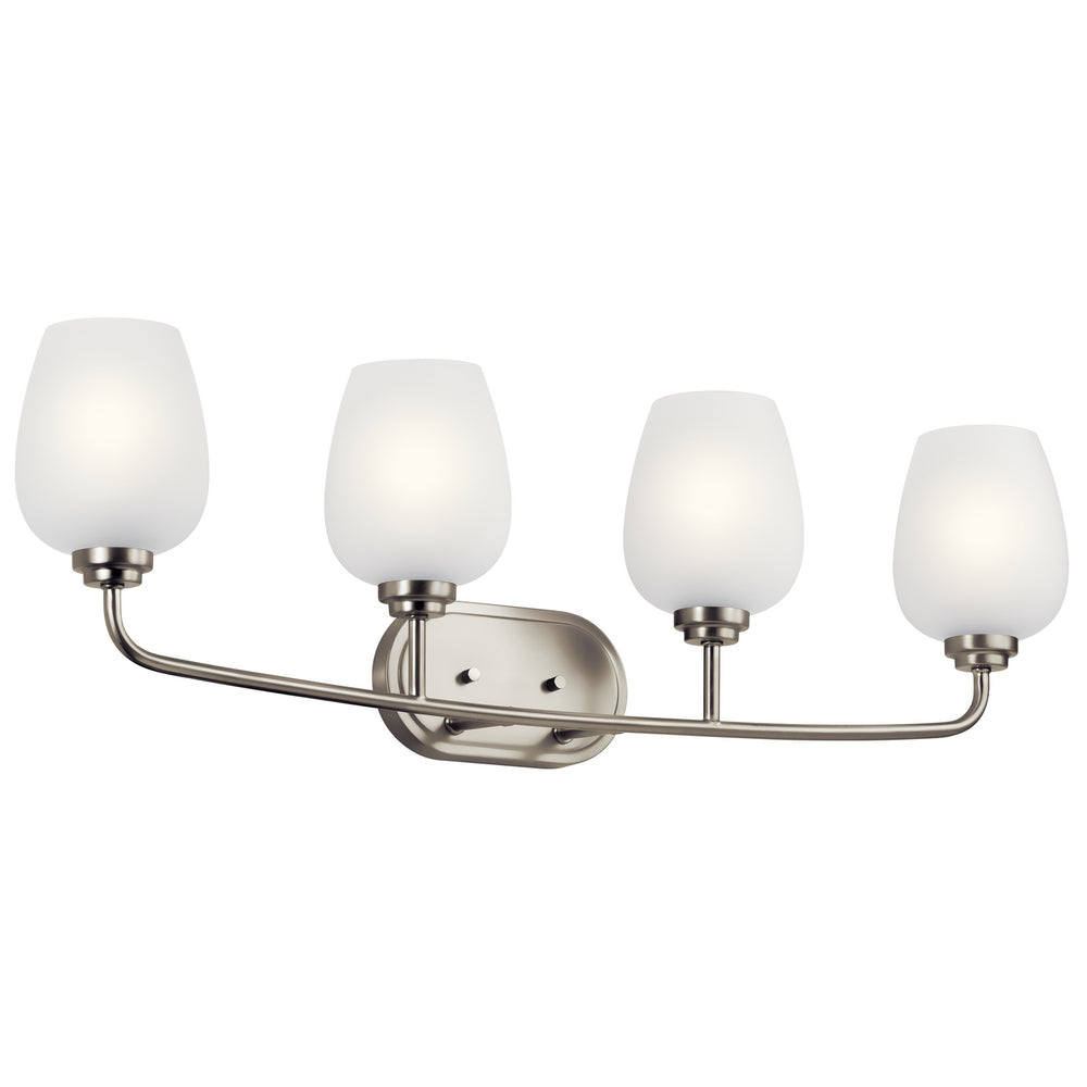 Kichler Canada - Four Light Bath - Valserrano - Brushed Nickel- Union Lighting Luminaires Decor