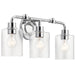 Kichler Canada - Three Light Bath - Gunnison - Chrome- Union Lighting Luminaires Decor