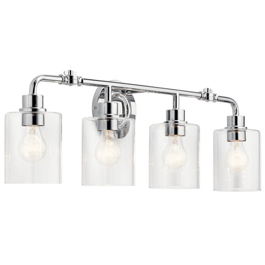 Kichler Canada - Four Light Bath - Gunnison - Chrome- Union Lighting Luminaires Decor