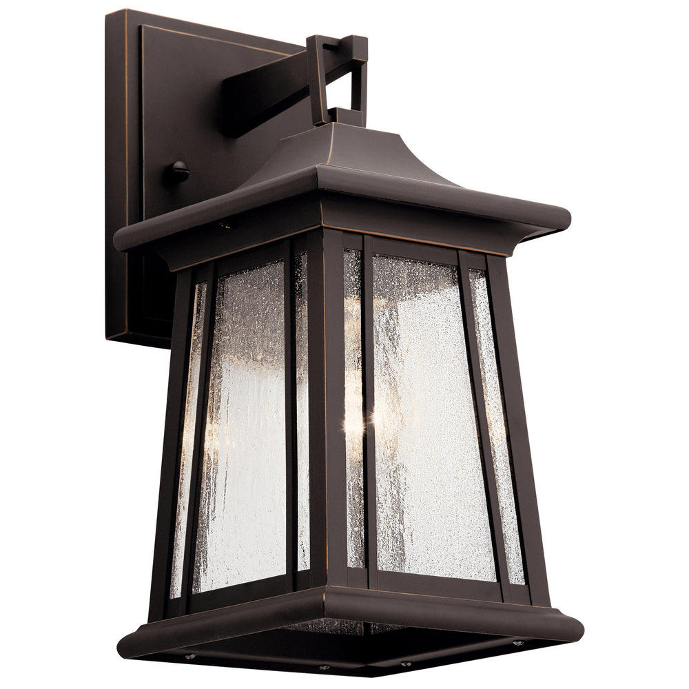 Kichler Canada - One Light Outdoor Wall Mount - Taden - Rubbed Bronze- Union Lighting Luminaires Decor