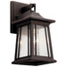 Kichler Canada - One Light Outdoor Wall Mount - Taden - Rubbed Bronze- Union Lighting Luminaires Decor