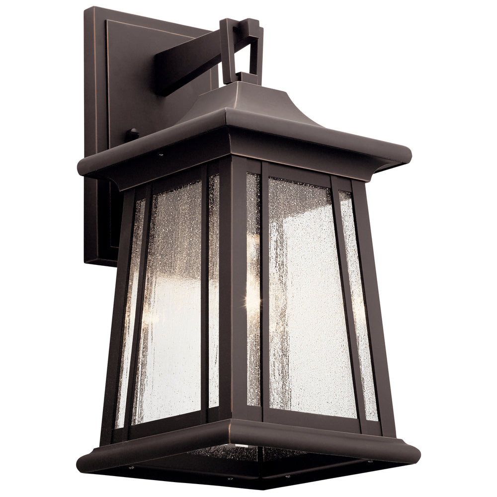 Kichler Canada - One Light Outdoor Wall Mount - Taden - Rubbed Bronze- Union Lighting Luminaires Decor