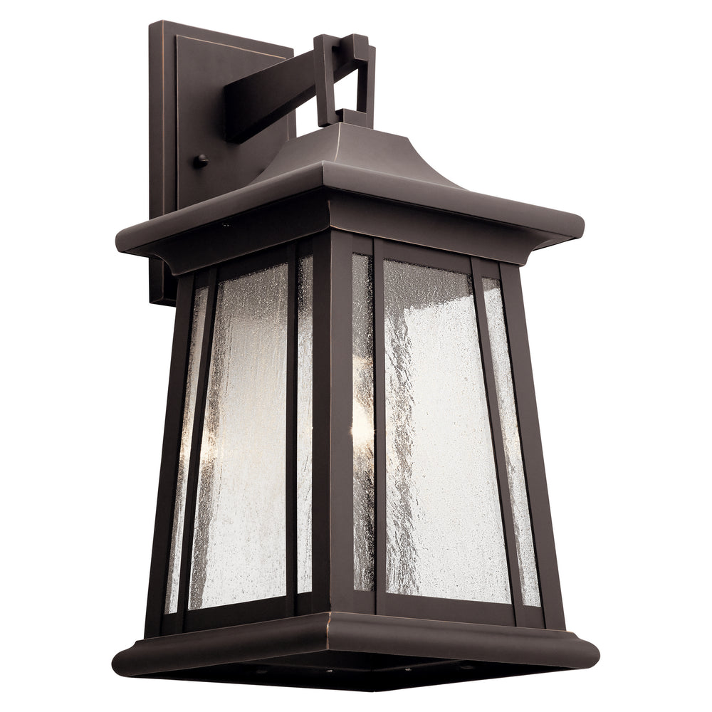Kichler Canada - One Light Outdoor Wall Mount - Taden - Rubbed Bronze- Union Lighting Luminaires Decor