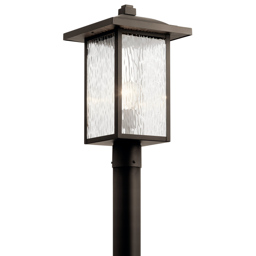 Kichler Canada - One Light Outdoor Post Mount - Capanna - Olde Bronze- Union Lighting Luminaires Decor