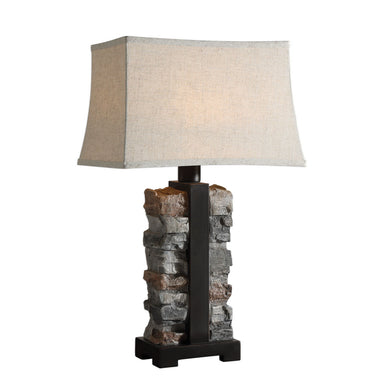 Uttermost - One Light Table Lamp - Kodiak - Rustic Black- Union Lighting Luminaires Decor