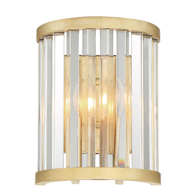 Crystorama - Two Light Wall Sconce - Darcy - Distressed Twilight- Union Lighting Luminaires Decor