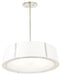 Crystorama - Six Light Chandelier - Fulton - Polished Nickel- Union Lighting Luminaires Decor