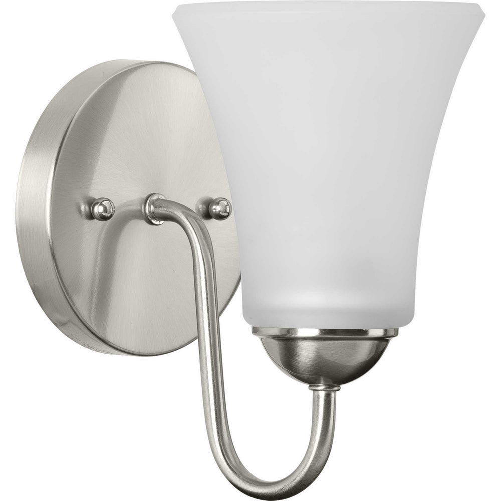 Progress Canada - One Light Bath Bracket - Classic - Brushed Nickel- Union Lighting Luminaires Decor