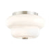 Mitzi Canada - Two Light Flush Mount - Hazel - Polished Nickel- Union Lighting Luminaires Decor