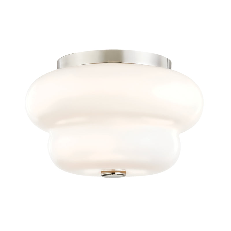 Mitzi Canada - Two Light Flush Mount - Hazel - Polished Nickel- Union Lighting Luminaires Decor