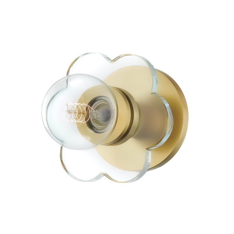 Mitzi - One Light Wall Sconce - Alexa - Aged Brass- Union Lighting Luminaires Decor