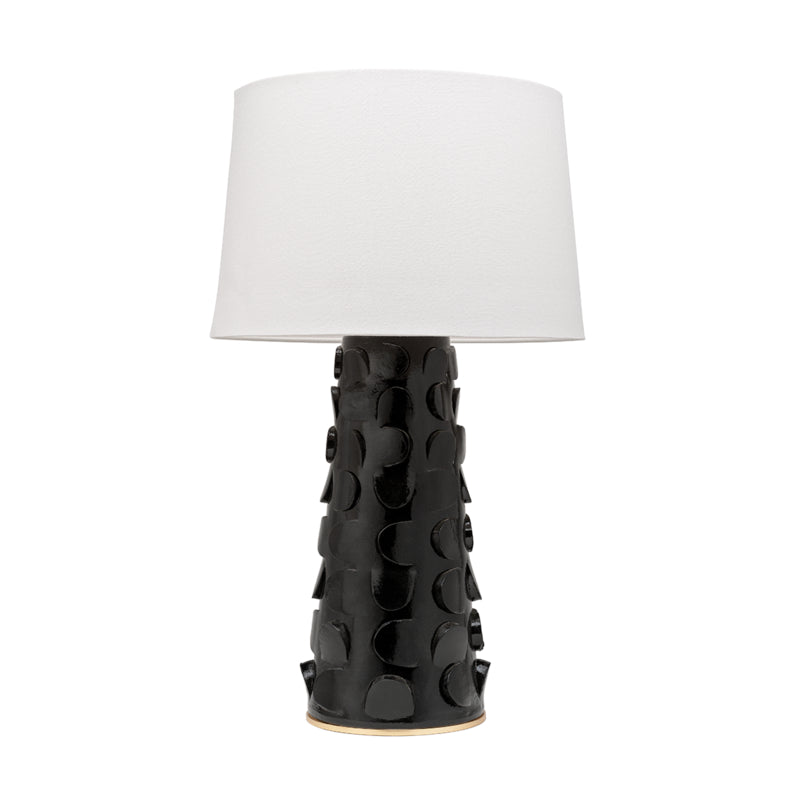 Mitzi - One Light Table Lamp - Naomi - Black Lustro/Gold Leaf Combo- Union Lighting Luminaires Decor