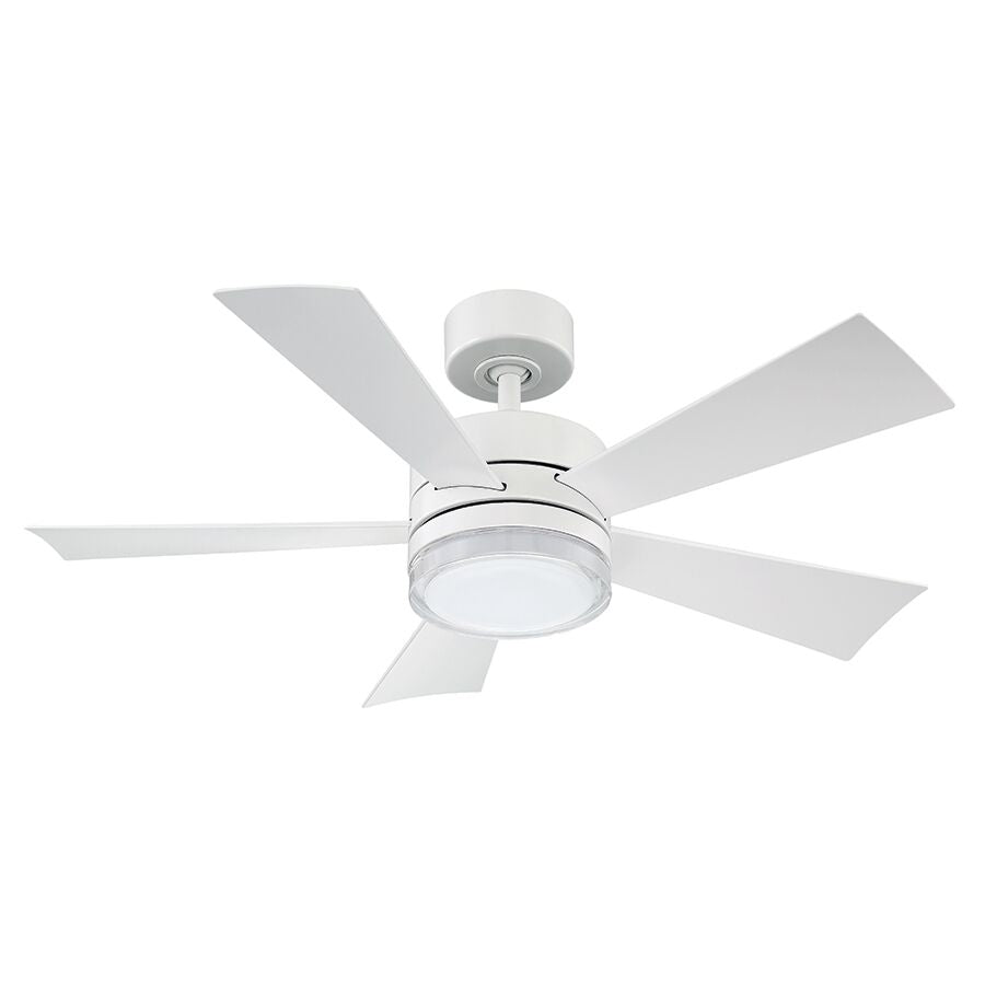 "Modern Forms Fans Canada - 42"Ceiling Fan - Wynd - Matte White- Union Lighting Luminaires Decor"