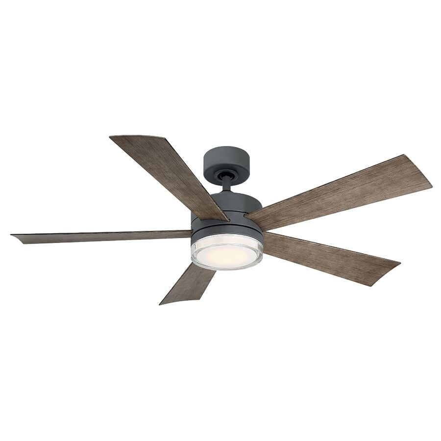 "Modern Forms Fans Canada - 52"Ceiling Fan - Wynd - Graphite/Weathered Gray- Union Lighting Luminaires Decor"