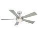 "Modern Forms Fans Canada - 52"Ceiling Fan - Wynd - Stainless Steel- Union Lighting Luminaires Decor"