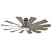 "Modern Forms Fans Canada - 60"Ceiling Fan - Windflower - Graphite/Weathered Gray- Union Lighting Luminaires Decor"