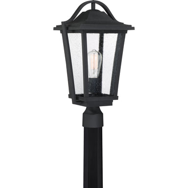 Quoizel - One Light Outdoor Post Mount - Darius - Earth Black- Union Lighting Luminaires Decor