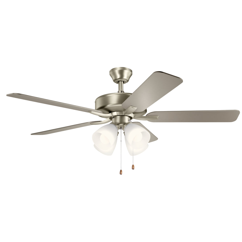 "Kichler Canada - 52"Ceiling Fan - Basics Pro Premier - Brushed Nickel- Union Lighting Luminaires Decor"