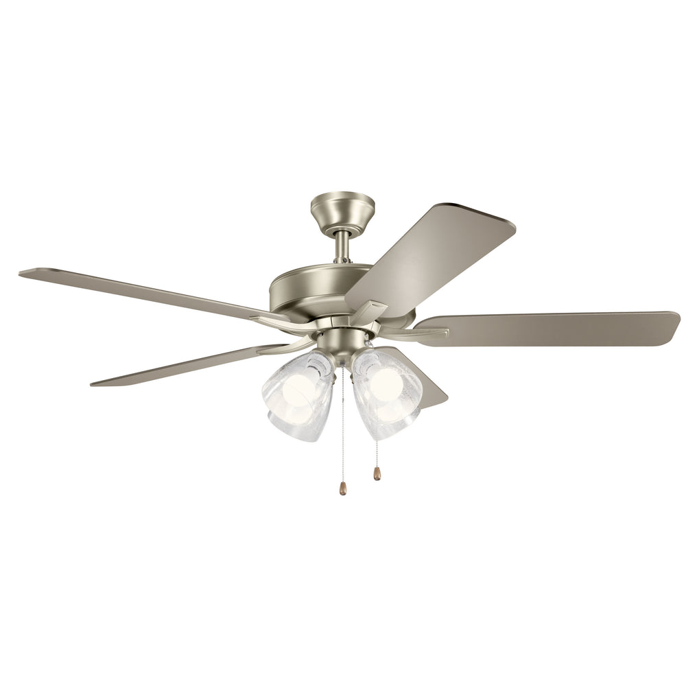 "Kichler Canada - 52"Ceiling Fan - Basics Pro Premier - Brushed Nickel- Union Lighting Luminaires Decor"