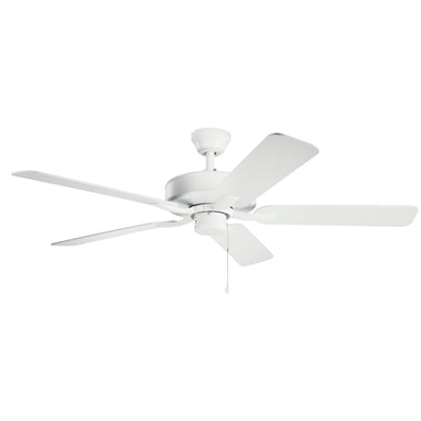 "Kichler Canada - 52"Ceiling Fan - Basics Pro - Matte White- Union Lighting Luminaires Decor"