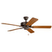 "Kichler Canada - 52"Ceiling Fan - Basics Pro - Satin Natural Bronze- Union Lighting Luminaires Decor"