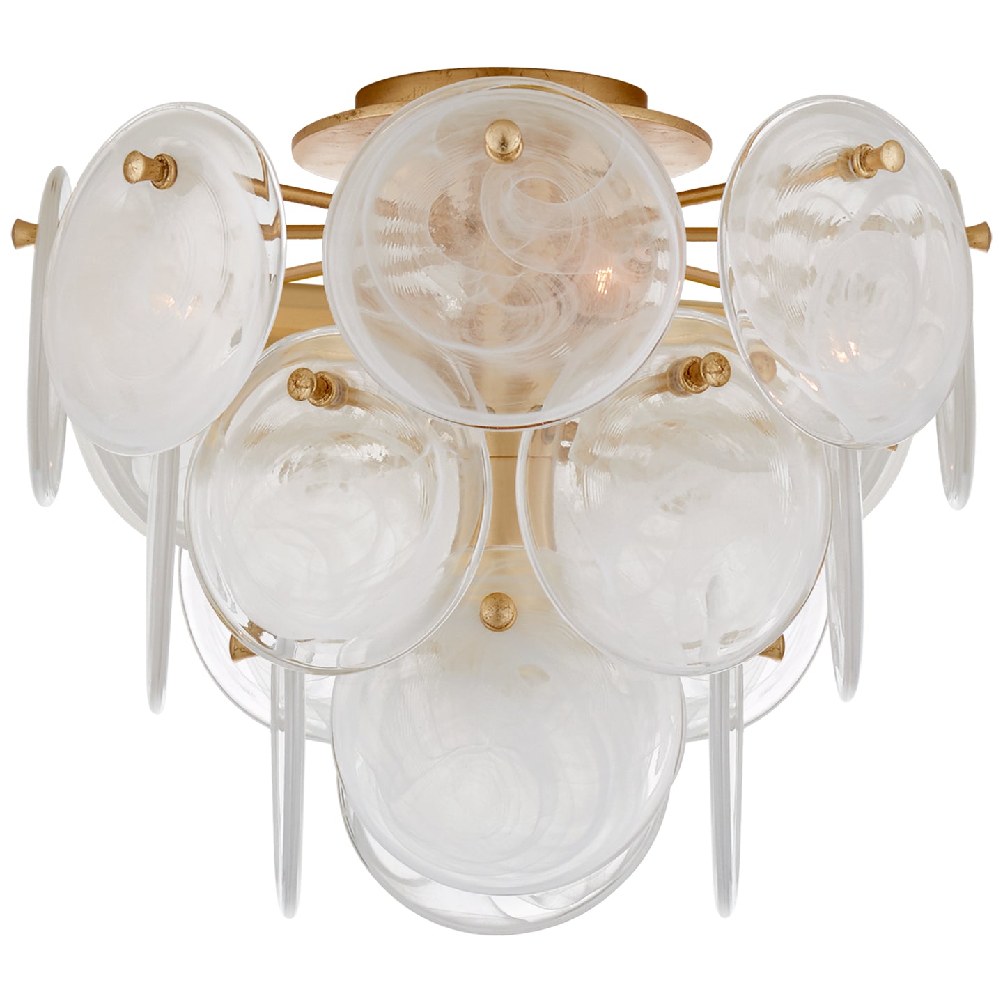 Visual Comfort Signature Canada Four Light Flush Mount Loire