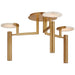 Visual Comfort Signature Canada - LED Semi-Flush Mount - Melange - Antique-Burnished Brass- Union Lighting Luminaires Decor