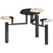 Visual Comfort Signature Canada - LED Semi-Flush Mount - Melange - Bronze- Union Lighting Luminaires Decor