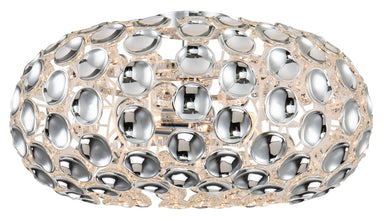 Bethel International Canada - Three Light Flush Mount - Chrome- Union Lighting Luminaires Decor