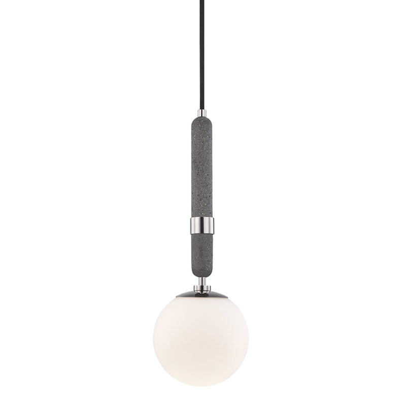 Mitzi Canada - One Light Pendant - Brielle - Polished Nickel- Union Lighting Luminaires Decor