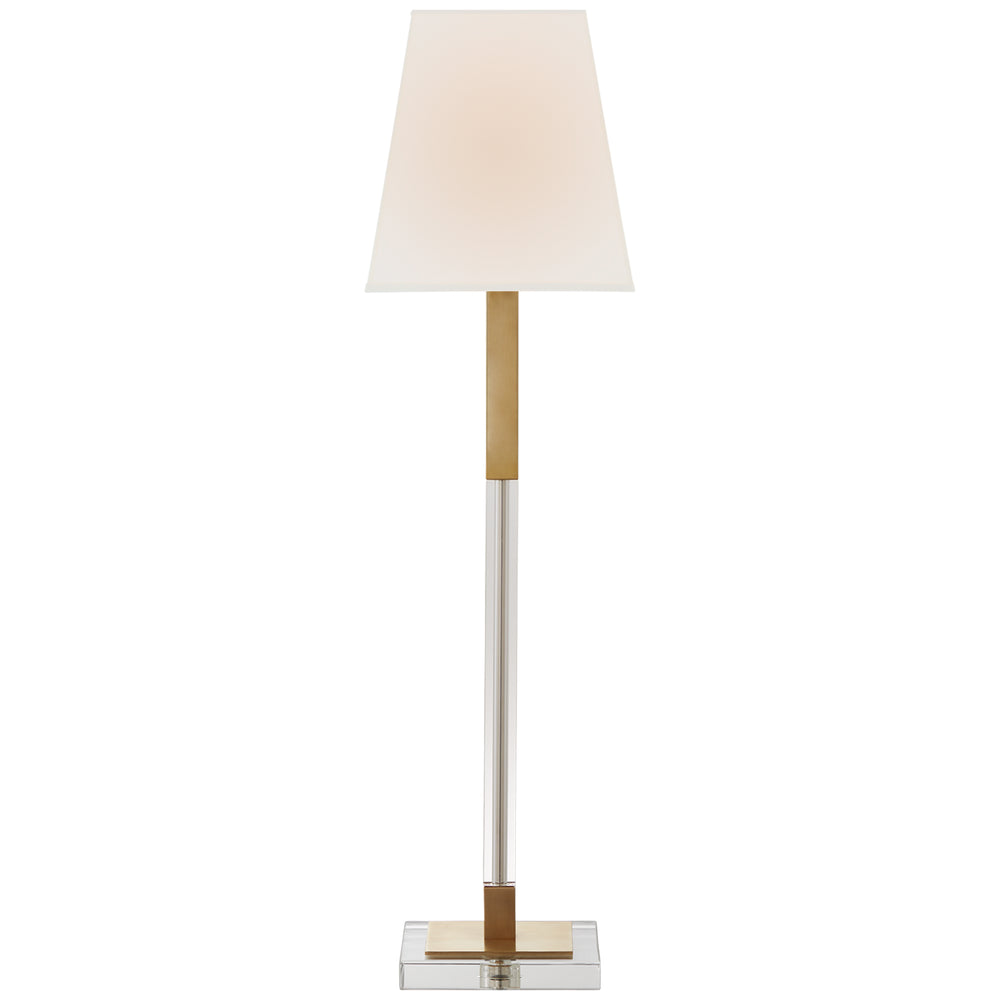 Visual Comfort Signature Canada - One Light Buffet Lamp - Reagan - Antique-Burnished Brass and Crystal- Union Lighting Luminaires Decor