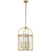 Visual Comfort Signature Canada - Six Light Lantern - Riverside Round - Antique-Burnished Brass- Union Lighting Luminaires Decor