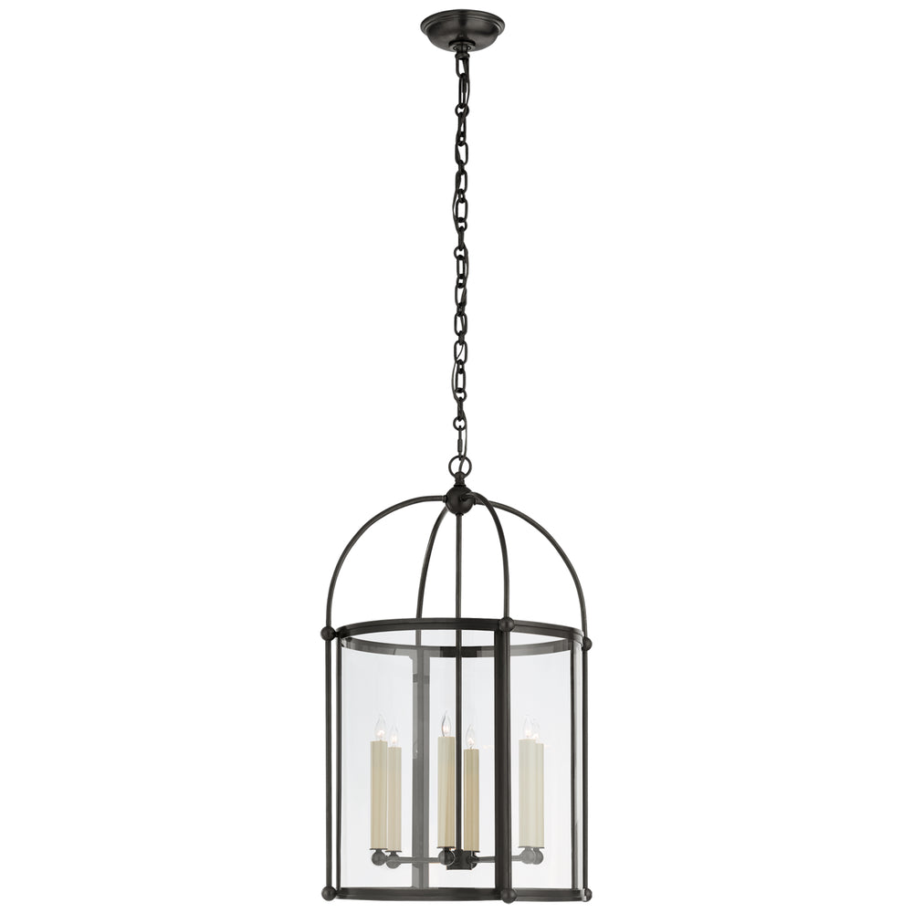Visual Comfort Signature Canada - Six Light Lantern - Riverside Round - Bronze- Union Lighting Luminaires Decor
